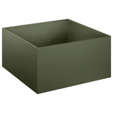 Garden Planter 2 pcs Olive Green 60 x 60 x 30 cm 8005057