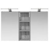 Bathroom Cabinet Set 3 pcs 80 x 10.5 x 50 cm Engineered wood 3403661