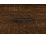 Coffee Table Brown Oak 102x50x40 cm Engineered Wood 829307