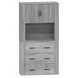 Highboard Grey Sonoma Engineered Wood 3185389