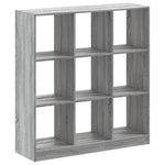 Bookcase Grey Sonoma 102x32x108 cm Engineered Wood 3307842