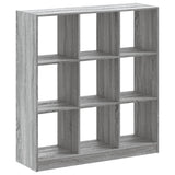 Bookcase Grey Sonoma 102x32x108 cm Engineered Wood 3307842