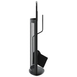 5 Piece Fireplace Tool Set 23x15x66 cm Steel 156379