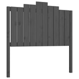 Bed Headboard Grey Solid pine wood 106 cm x 4 cm x 110 cm 818457