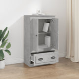Highboard Concrete Grey 60x35.5x103.5 cm Engineered Wood 816300