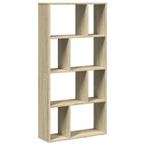 Bookcase Sonoma Oak 60x20x120.5 cm Engineered Wood 858149