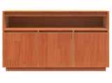 Sideboard Wax Brown 104.5 x 34 x 80 cm Solid Pine Wood 869991