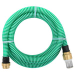 Suction Hose with Brass Connectors Green 1.1" 15 m PVC 151048