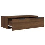 ZNTS Wall Cabinets 2 pcs Brown Oak 68x30x20 cm Engineered Wood 3115899