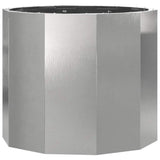 Planter Silver 60 x 60 x 50 cm Stainless Steel 883763