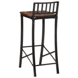 Bar Chairs 4 pcs Solid Wood Reclaimed 358945