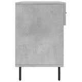 Shoe Bench Concrete Grey 102x35x55 cm Engineered Wood 829760