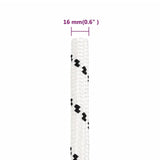 Work Rope White 16 mm 100 m Polyester 152785