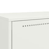 Highboard White 68x39x111.5 cm Steel 846613
