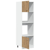 Microwave Cabinet Lyon Artisan Oak 60x57x207 cm Engineered Wood 856129