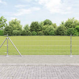 Welded Wire Fence with Concrete Base 100 x 0.8 m 3351551