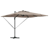 Umbrella Taupe 286 x 284 x 270 cm Aluminium and Polyester 42003322