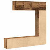 Book Cabinets 3 pcs Old Wood Engineered Wood 3328549