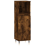 ZNTS 3 Piece Bathroom Cabinet Set Smoked Oak Engineered Wood 3187786