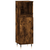 ZNTS 3 Piece Bathroom Cabinet Set Smoked Oak Engineered Wood 3187786