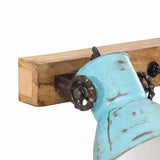 Wall Lamp 25 W Distressed Blue 65x25 cm E27 371821