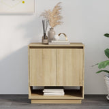 ZNTS Sideboard Sonoma Oak 70x41x75 cm Engineered Wood 809542