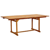 5 Piece Garden Dining Set Solid Wood Acacia and Textilene 3279288