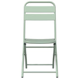 Garden Folding Chair Folding 2 pcs Light Mint 42 x 52 x82cm 42002940