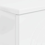 Bathroom Sink Cabinet ALKMAAR High Gloss White 82 x 41x 59 cm 896139