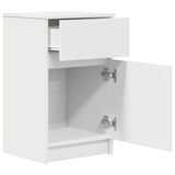 Bedside Cabinets 2 pcs White 39x35x65 cm Engineered Wood 861320