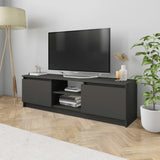 TV Cabinet Grey 120x30x35.5 cm Engineered Wood 800569