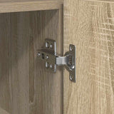 Sideboard Sonoma Oak 116 x 30 x 75 cm Engineered Wood 3333878