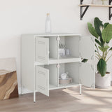 Sideboard White 68x39x79 cm Steel 842957