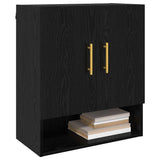 Wall Cabinet Black oak 60 x 31 x 70 cm Engineered wood 879536