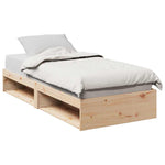 ZNTS Day Bed without Mattress 75x190 cm Solid Wood Pine 859250