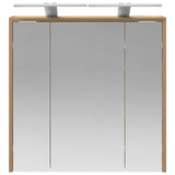 Bathroom Mirror Cabinet Artisian Oak 63.5 x 16 x 62.5 cm 889166