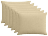 Cushion Cover 6 pcs HEERLEN Green Grey 60 x 60 cm Corduroy 912616