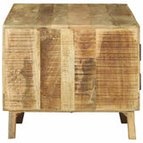 Coffee Table Brown 80 x 54 x 45 cm Solid Mango Wood 4104538