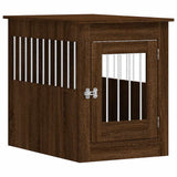 Dog Crate Furniture Brown Oak 55x80x68 cm Engineered Wood 838329