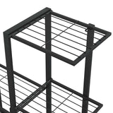 Plant Stand Black Powder-coated metal 94.5 cm x 25 cm x 92.5 cm 336114