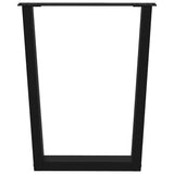 Dining Table Leg Black Powder-coated steel Medium 4012644