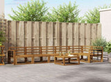 Outdoor Sofa Set 7 pcs Natural Solid Acacia Wood 3366507