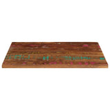 Table Top 80x50x2.5 cm Rectangular Solid Wood Reclaimed 371047