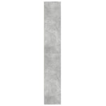 Highboard with LED Concrete Grey 69x32.5x200 cm Engineered Wood 3307908