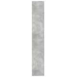 Highboard with LED Concrete Grey 69x32.5x200 cm Engineered Wood 3307908