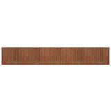 Rug Rectangular Brown80x1000 cm Bamboo 376932