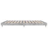 Bed Frame without Mattress Concrete Grey 200x200 cm 832113