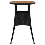Garden Table Black 310602