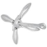 Folding Anchor Silver 6 kg Hot Dip Galvanized Cast Iron 94271