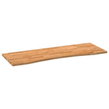 Desk Top Light Brown 140x50x2.5 cm Solid Wood Oak Rectangular 4009020